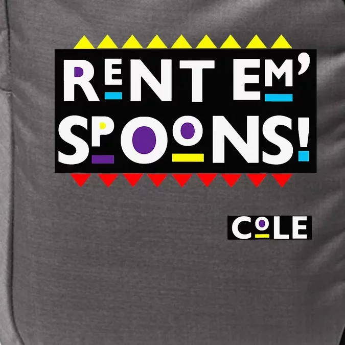 Rent Em Spoons 90S Black Sitcom Lover Urban Clothing Impact Tech Backpack