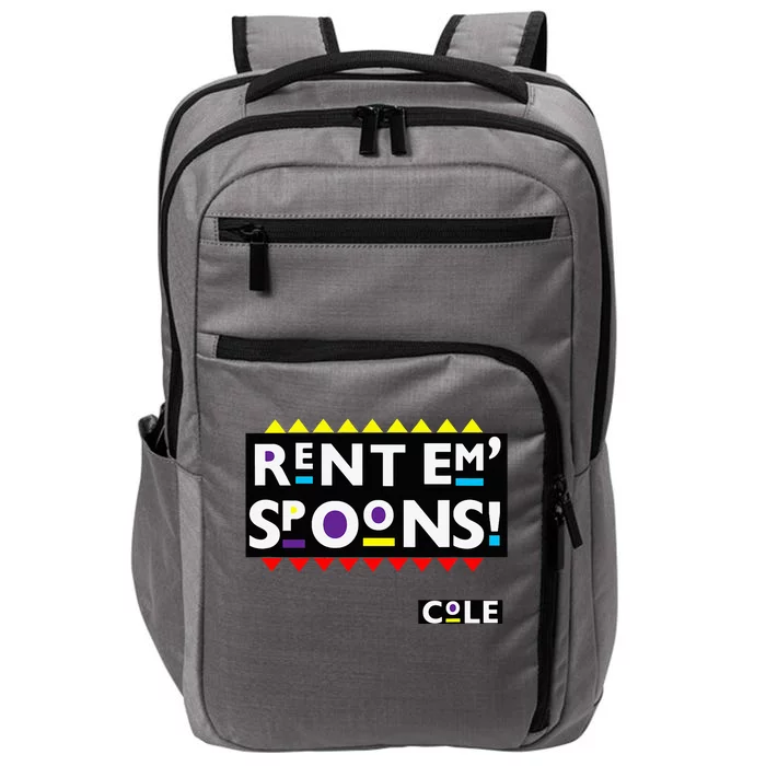 Rent Em Spoons 90S Black Sitcom Lover Urban Clothing Impact Tech Backpack