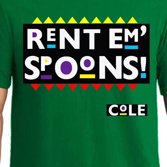 Rent Em Spoons 90S Black Sitcom Lover Urban Clothing Pajama Set