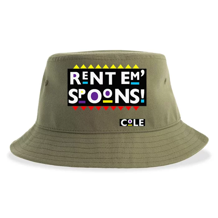 Rent Em Spoons 90S Black Sitcom Lover Urban Clothing Sustainable Bucket Hat