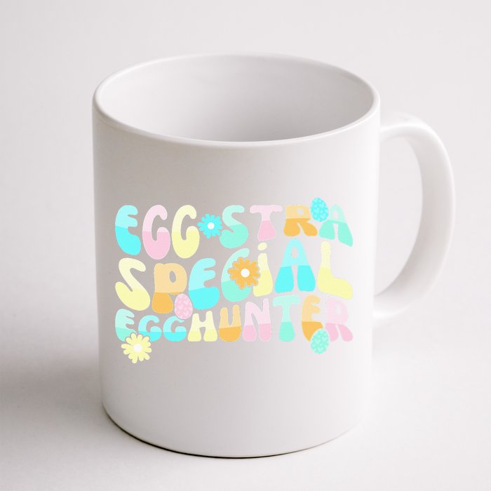 Retro Egg-stra Special Egghunter Easter Classic Clothing Front & Back Coffee Mug