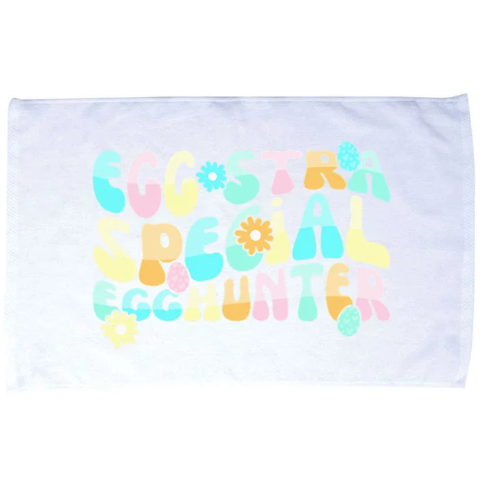 Retro Egg-stra Special Egghunter Easter Classic Clothing Microfiber Hand Towel