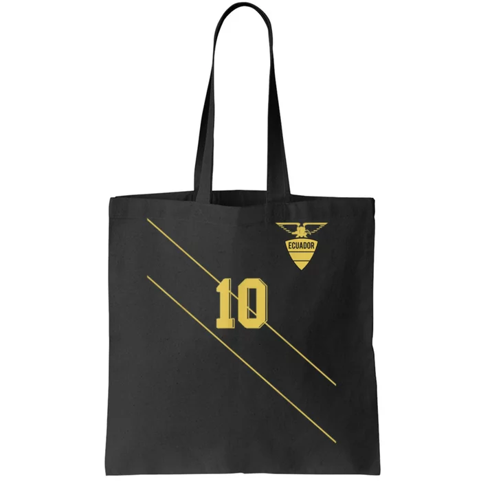 Retro Ecuador Soccer Jersey Futbol Camiseta Away Tote Bag