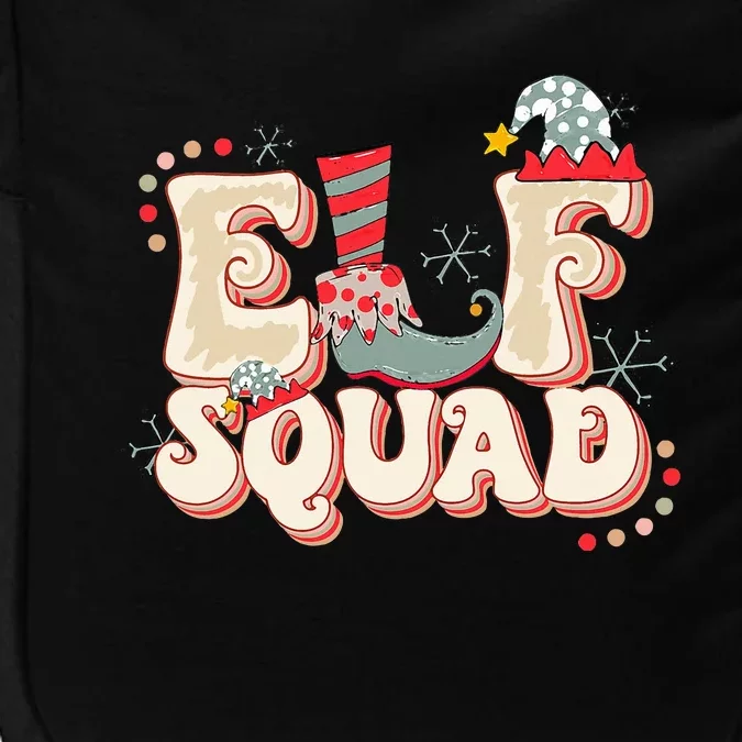 Retro Elf Squad Christmas Matching Family Funny Christmas Impact Tech Backpack