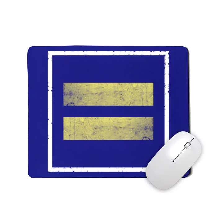 Retro Equal Sign Equality Ll Hu Rights Gift Mousepad