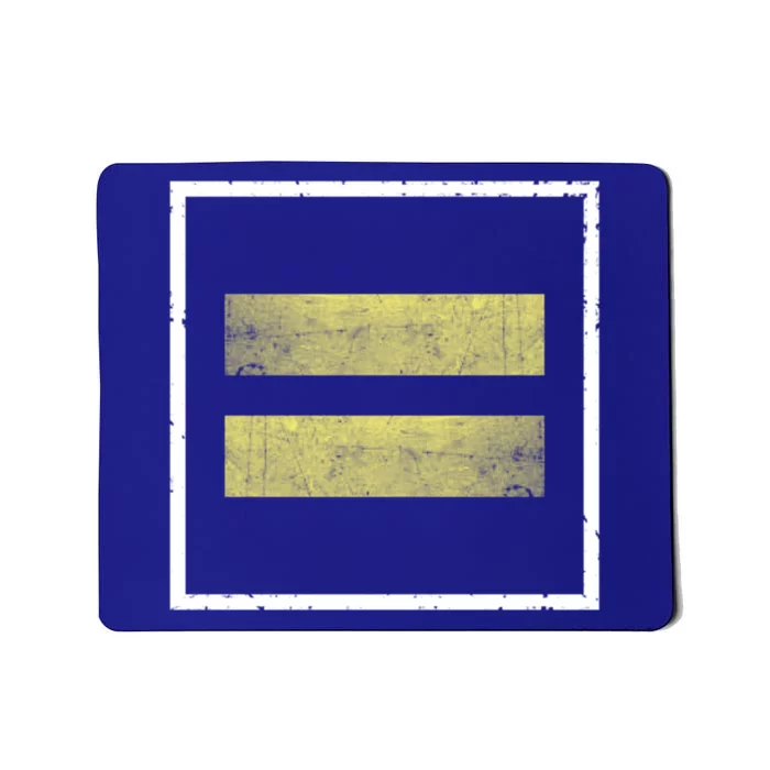 Retro Equal Sign Equality Ll Hu Rights Gift Mousepad