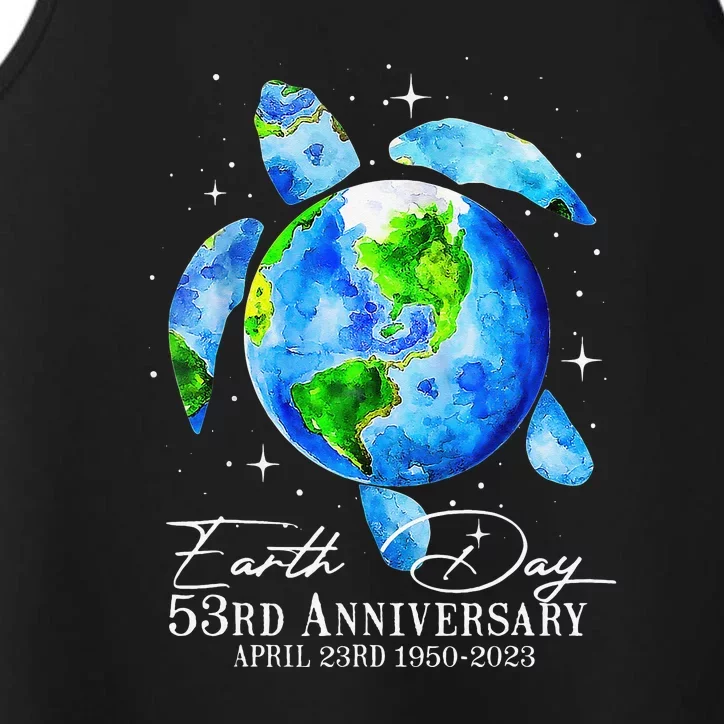 Restore Earth Sea Turtle Art Save The Planet Performance Tank