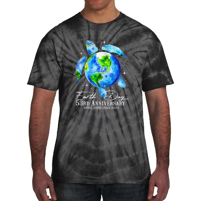 Restore Earth Sea Turtle Art Save The Planet Tie-Dye T-Shirt