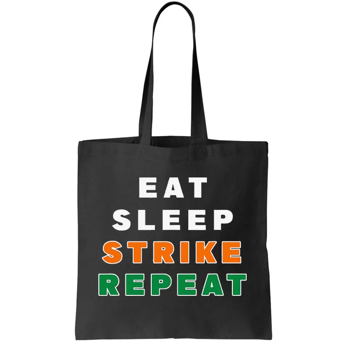 Rattler Eat Sleep Strike Repeat Tote Bag