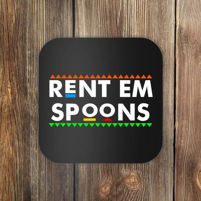 Rent Em Spoons Coaster