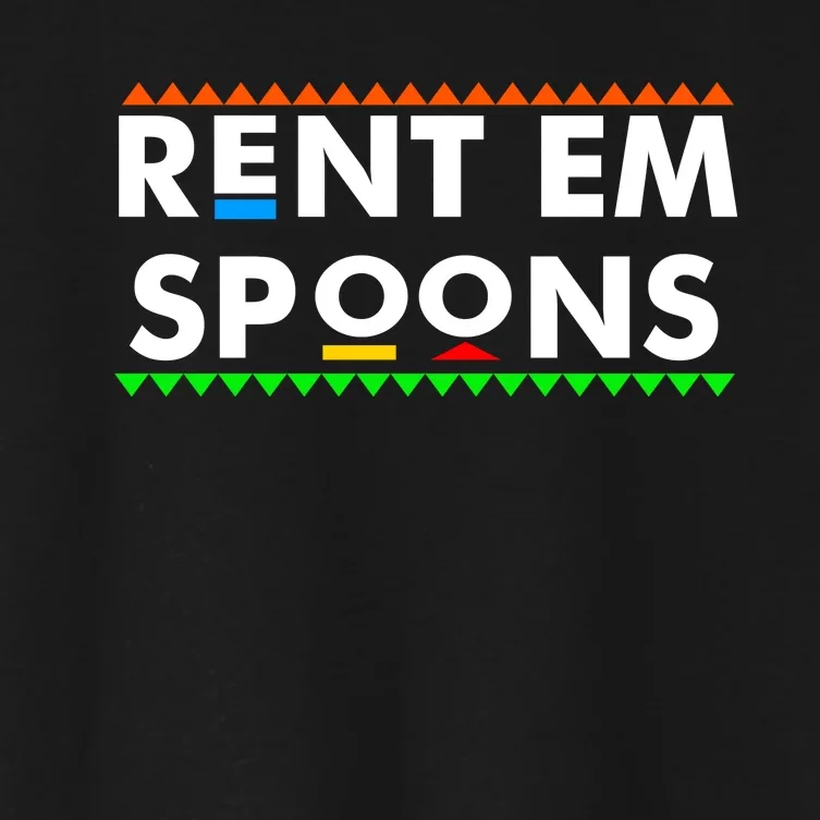 Rent Em Spoons Women's Crop Top Tee