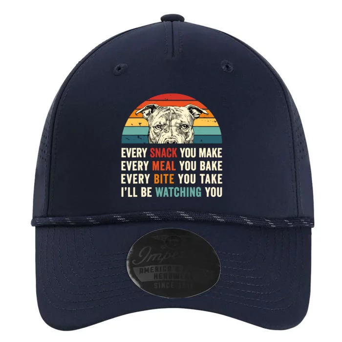 Retro Every Snack You Make Every Meal You Bake Pittie Dog Performance The Dyno Cap