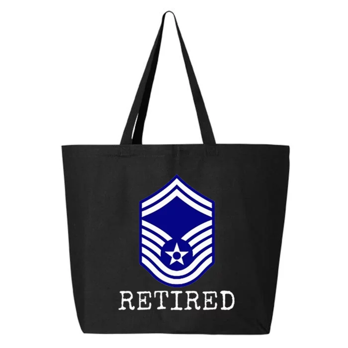 Retired E8 Senior Master Sergeant 25L Jumbo Tote