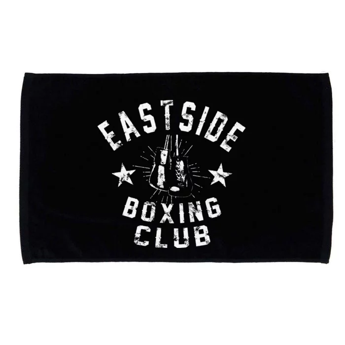 Retro East Side Boxing Club Vintage Distressed Microfiber Hand Towel