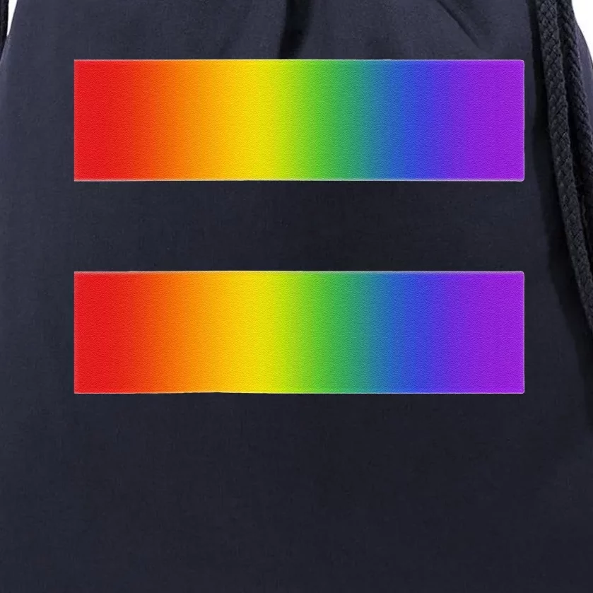 Rainbow Equality Symbol Subtle Pride Stuff Lgbt Gay Rights Drawstring Bag