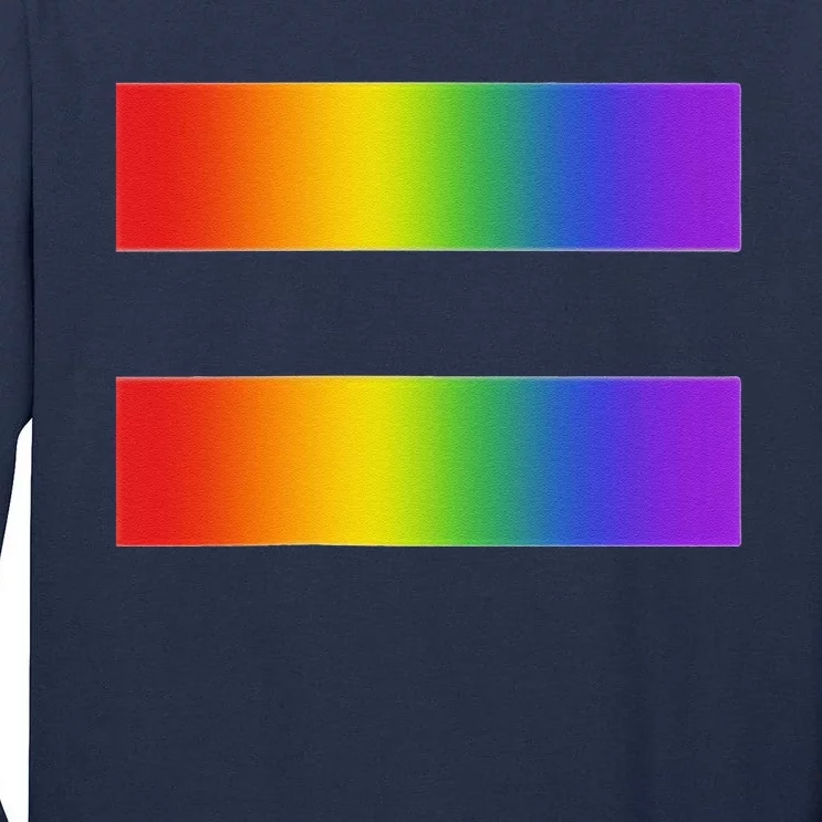 Rainbow Equality Symbol Subtle Pride Stuff Lgbt Gay Rights Tall Long Sleeve T-Shirt