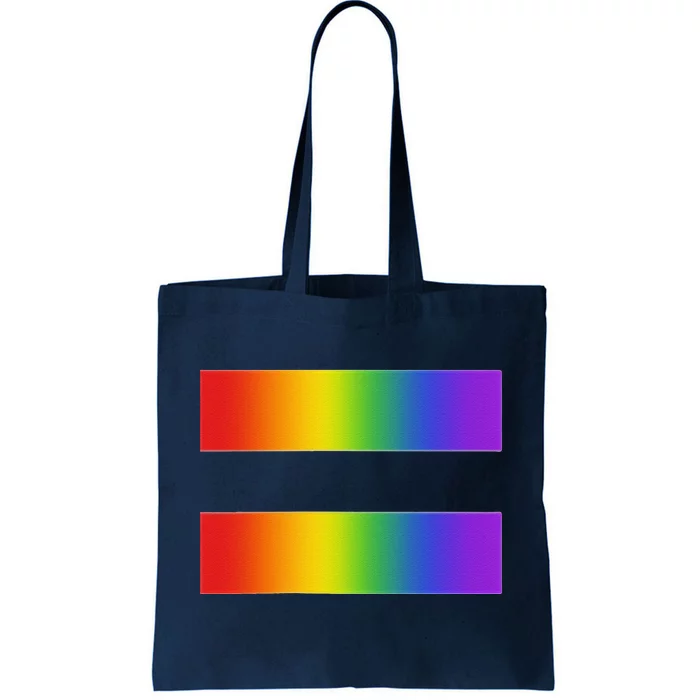 Rainbow Equality Symbol Subtle Pride Stuff Lgbt Gay Rights Tote Bag