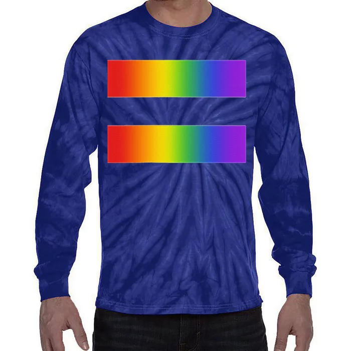 Rainbow Equality Symbol Subtle Pride Stuff Lgbt Gay Rights Tie-Dye Long Sleeve Shirt