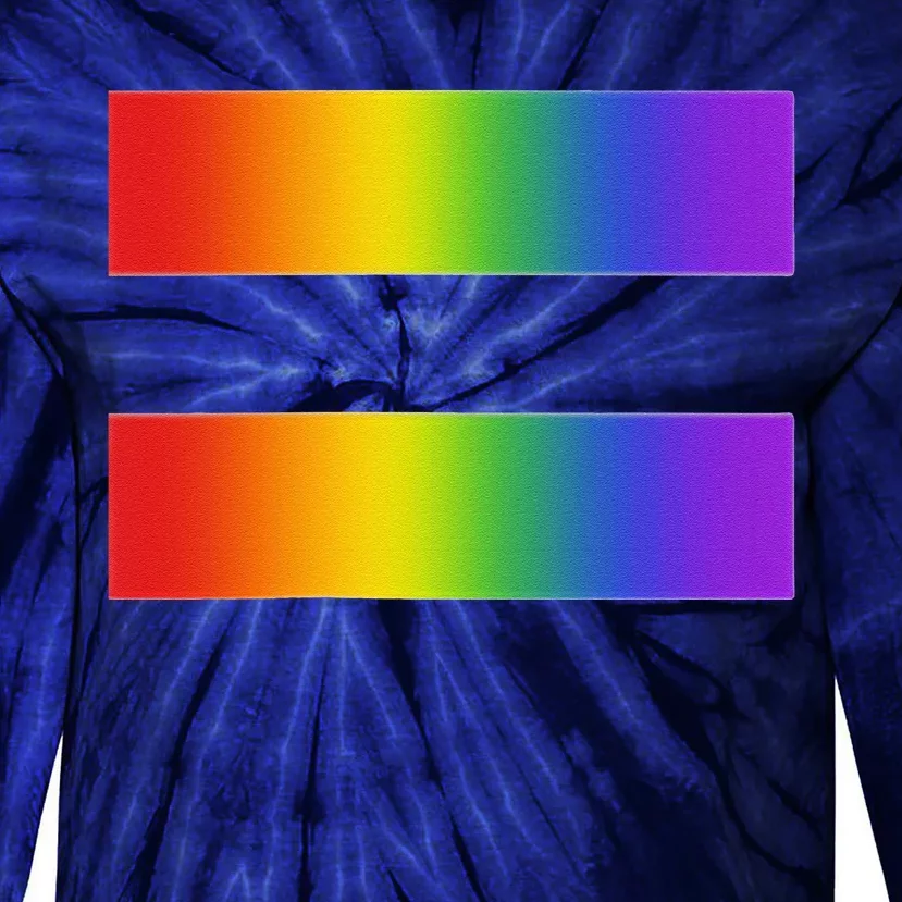 Rainbow Equality Symbol Subtle Pride Stuff Lgbt Gay Rights Tie-Dye Long Sleeve Shirt