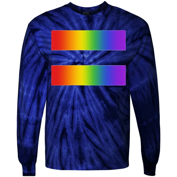 Rainbow Equality Symbol Subtle Pride Stuff Lgbt Gay Rights Tie-Dye Long Sleeve Shirt