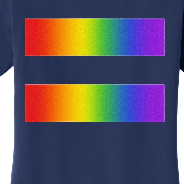 Rainbow Equality Symbol Subtle Pride Stuff Lgbt Gay Rights Women's T-Shirt