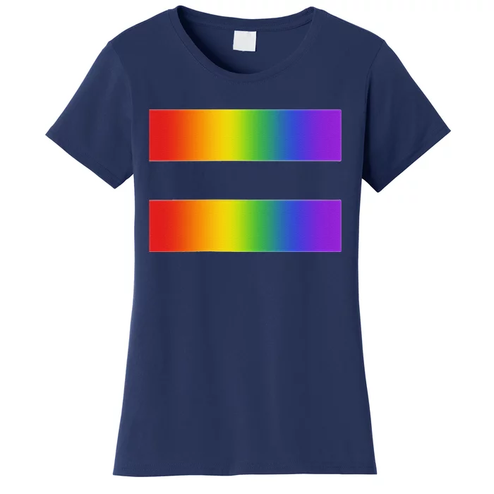 Rainbow Equality Symbol Subtle Pride Stuff Lgbt Gay Rights Women's T-Shirt