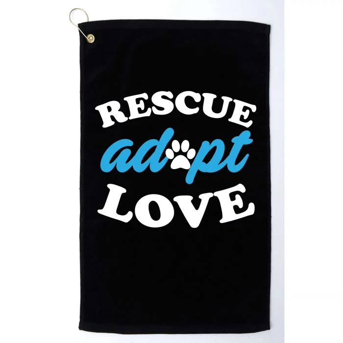 Rescue Adopt Love Platinum Collection Golf Towel