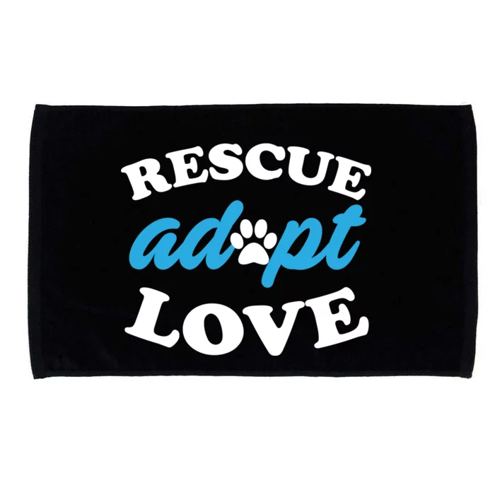 Rescue Adopt Love Microfiber Hand Towel