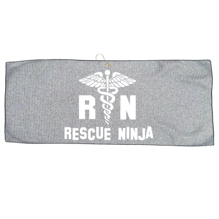 Rescue Ninja RN Nurse Large Microfiber Waffle Golf Towel