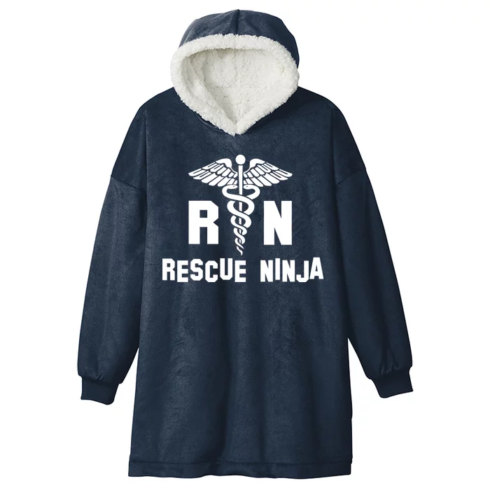 Rescue Ninja RN Nurse Hooded Wearable Blanket