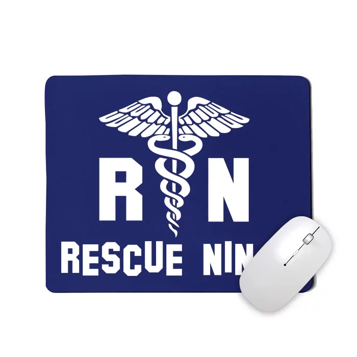 Rescue Ninja RN Nurse Mousepad