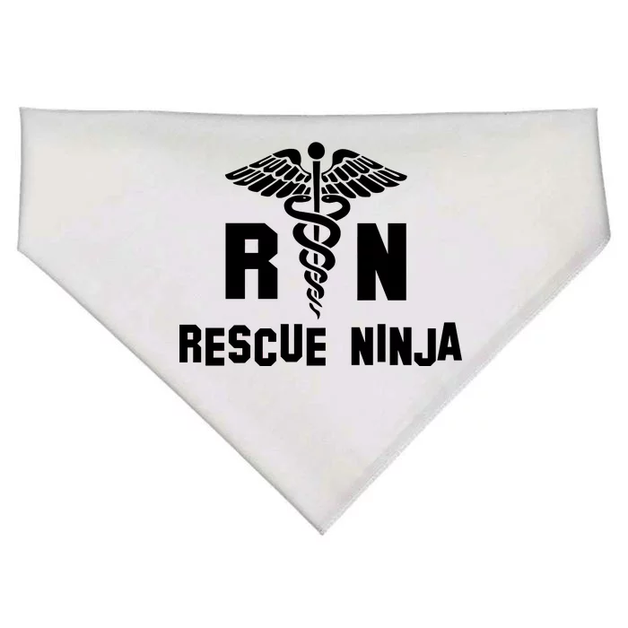 Rescue Ninja RN Nurse USA-Made Doggie Bandana