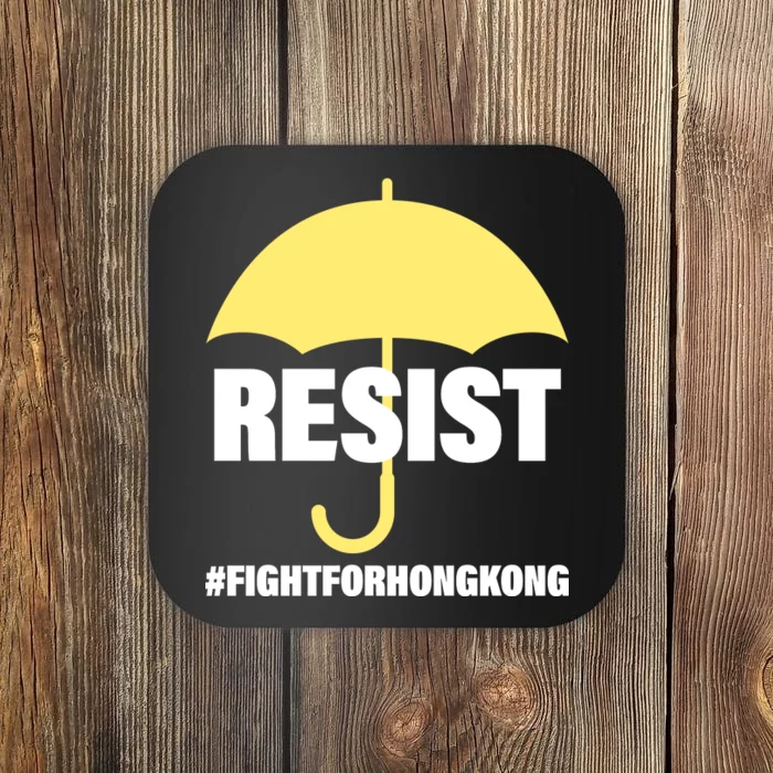 Resist. Fight For Hong Kong Coaster