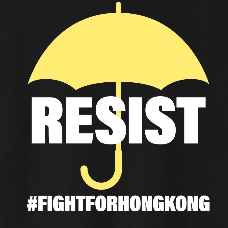 Resist. Fight For Hong Kong Women's Crop Top Tee