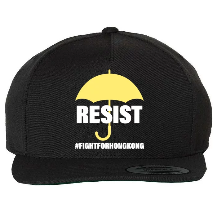 Resist. Fight For Hong Kong Wool Snapback Cap