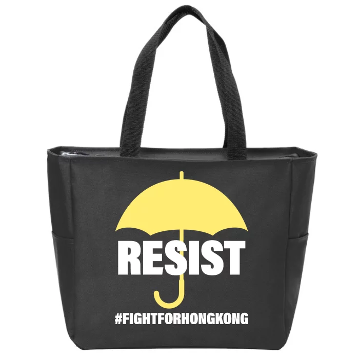 Resist. Fight For Hong Kong Zip Tote Bag