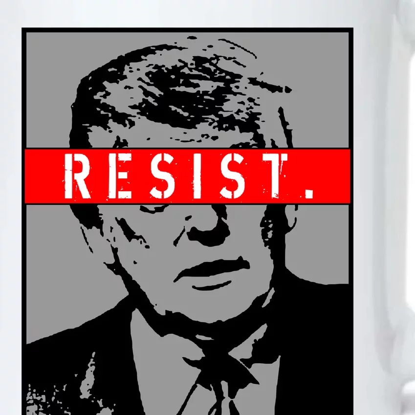 Resist. President Donald Trump Anti Trump The Resistance Black Color Changing Mug