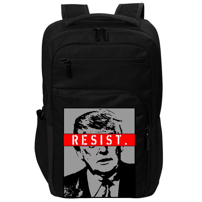 Resist. President Donald Trump Anti Trump The Resistance Impact Tech Backpack