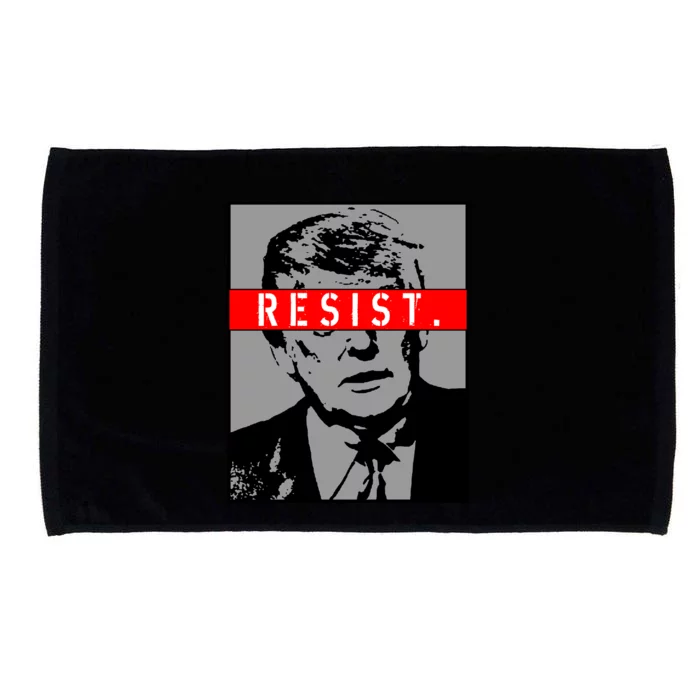 Resist. President Donald Trump Anti Trump The Resistance Microfiber Hand Towel