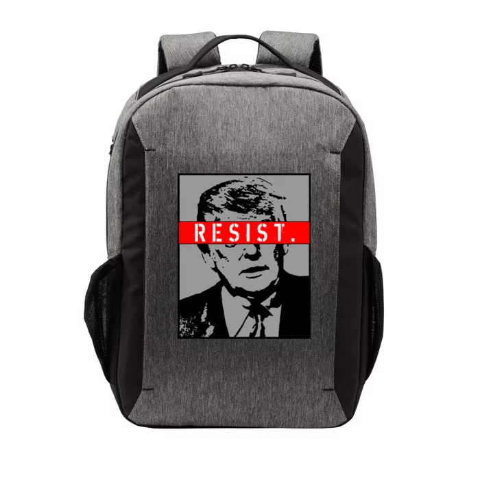 Resist. President Donald Trump Anti Trump The Resistance Vector Backpack