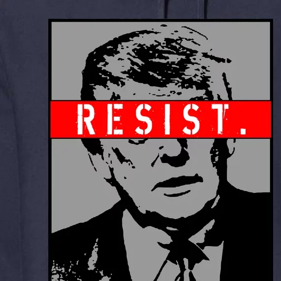 Resist. President Donald Trump Anti Trump The Resistance Premium Hoodie