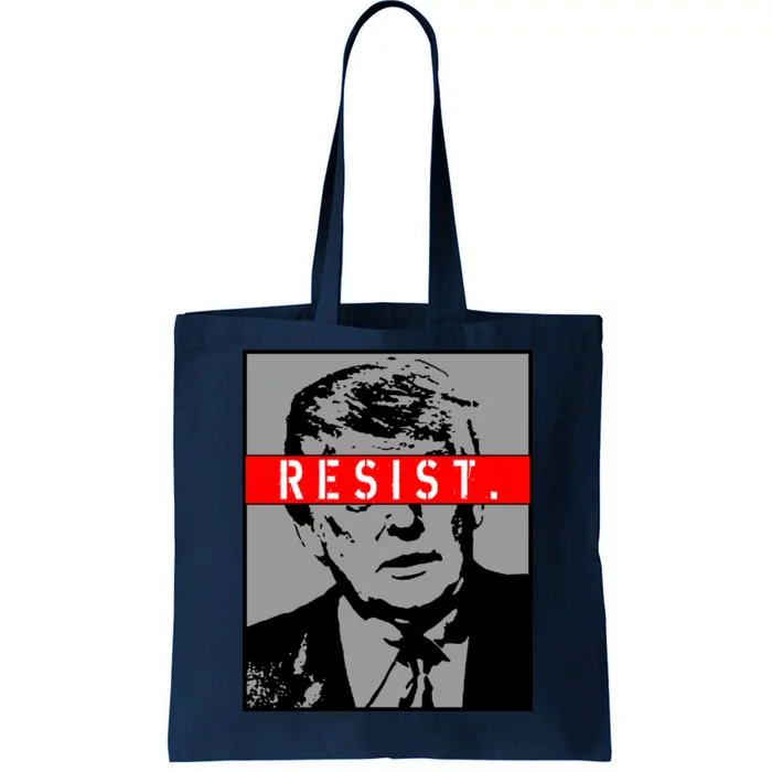 Resist. President Donald Trump Anti Trump The Resistance Tote Bag