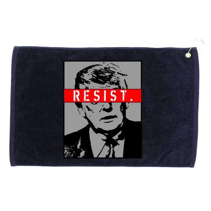 Resist. President Donald Trump Anti Trump The Resistance Grommeted Golf Towel