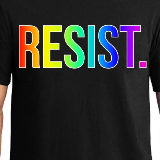 Resist. Rainbow Logo National Equality March Pajama Set