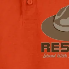 Resist. Stand With the Rangers National Parks Dry Zone Grid Performance Polo