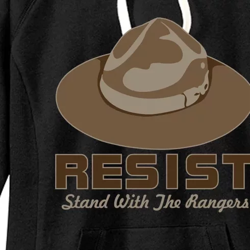 Resist. Stand With the Rangers National Parks Women's Fleece Hoodie