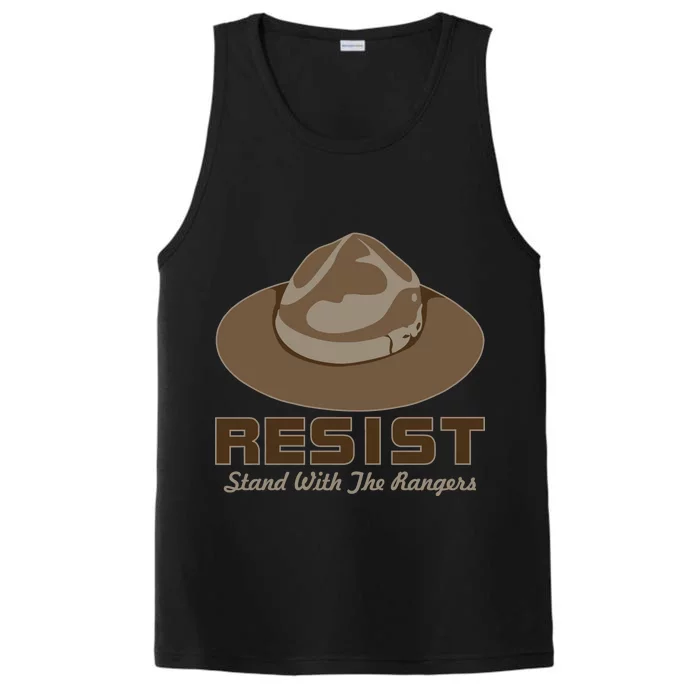 Resist. Stand With the Rangers National Parks Performance Tank