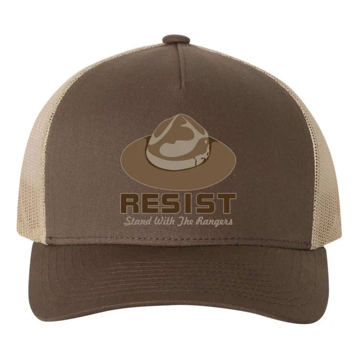 Resist. Stand With the Rangers National Parks Yupoong Adult 5-Panel Trucker Hat