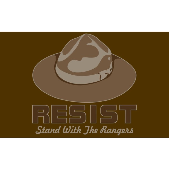 Resist. Stand With the Rangers National Parks Bumper Sticker