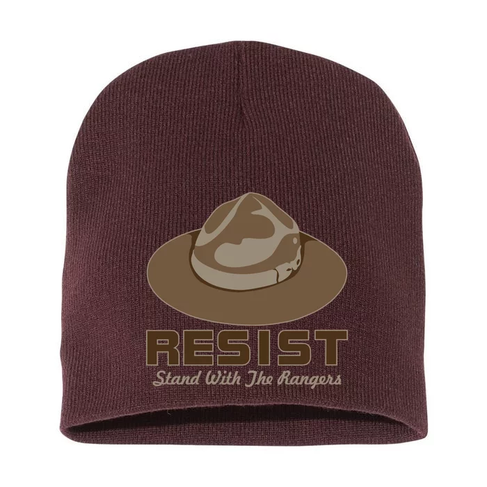 Resist. Stand With the Rangers National Parks Short Acrylic Beanie